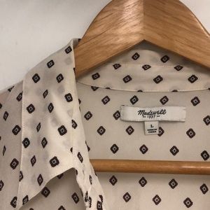 Madewell printed button up